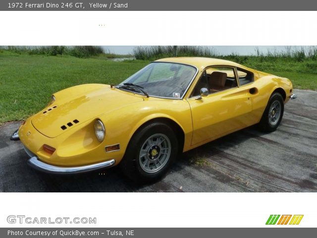1972 Ferrari Dino 246 GT in Yellow
