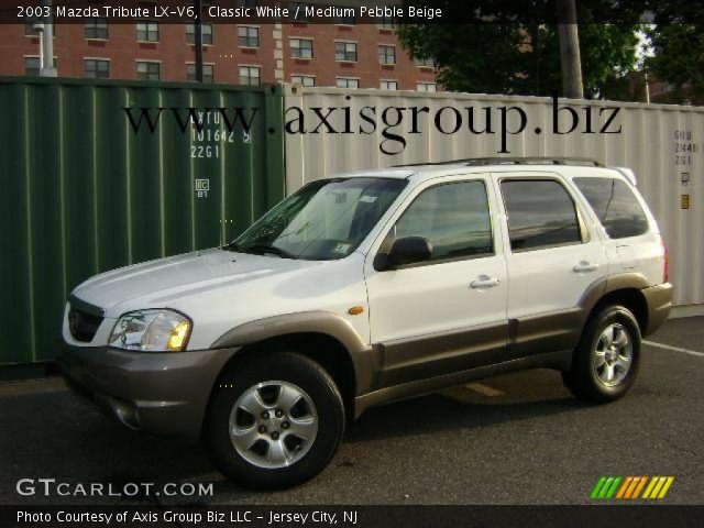 2003 Mazda Tribute LX-V6 in Classic White