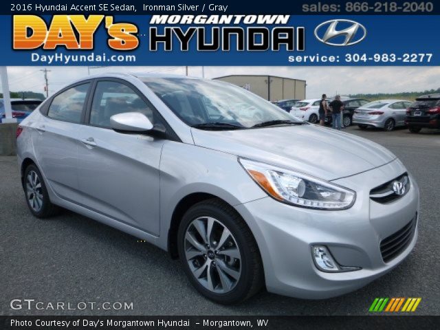 2016 Hyundai Accent SE Sedan in Ironman Silver