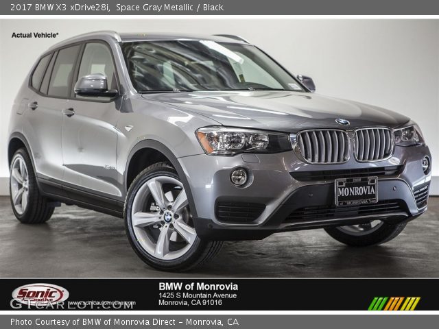 2017 BMW X3 xDrive28i in Space Gray Metallic