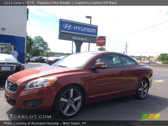2011 Volvo C70 T5 in Flamenco Red Metallic