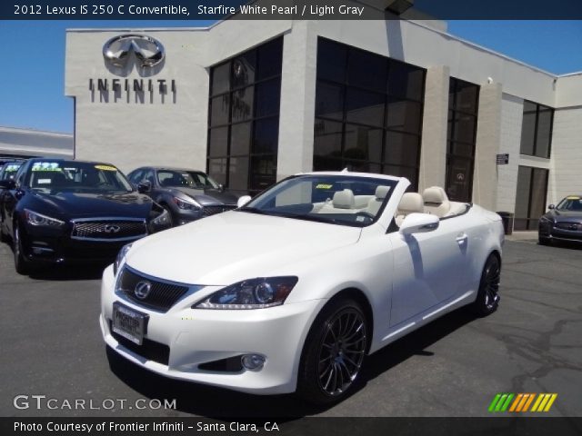 2012 Lexus IS 250 C Convertible in Starfire White Pearl