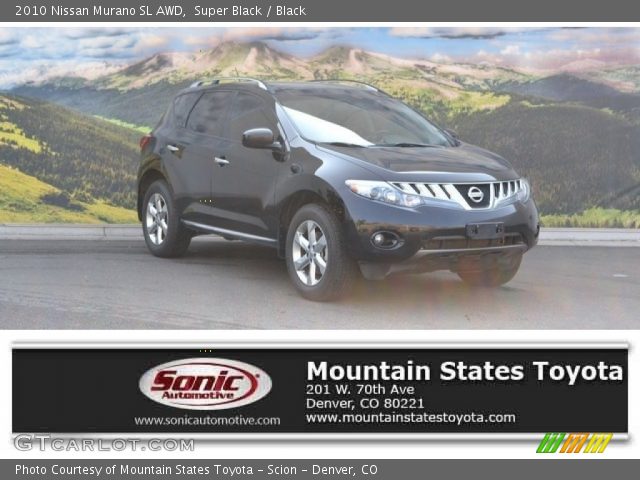 2010 Nissan Murano SL AWD in Super Black