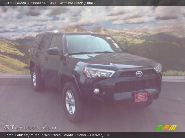 2015 Toyota 4Runner SR5 4x4 in Attitude Black