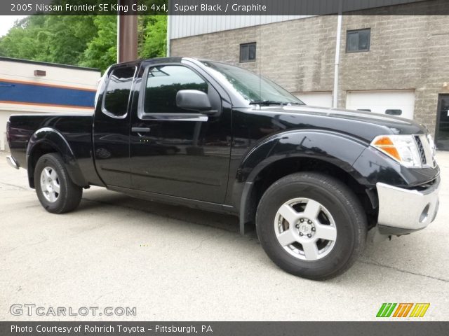 2005 Nissan Frontier SE King Cab 4x4 in Super Black