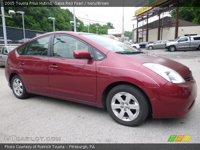 2005 Toyota Prius Hybrid in Salsa Red Pearl