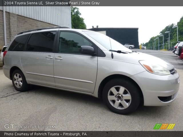2004 Toyota Sienna LE in Silver Shadow Pearl