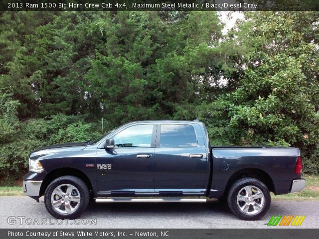 2013 Ram 1500 Big Horn Crew Cab 4x4 in Maximum Steel Metallic