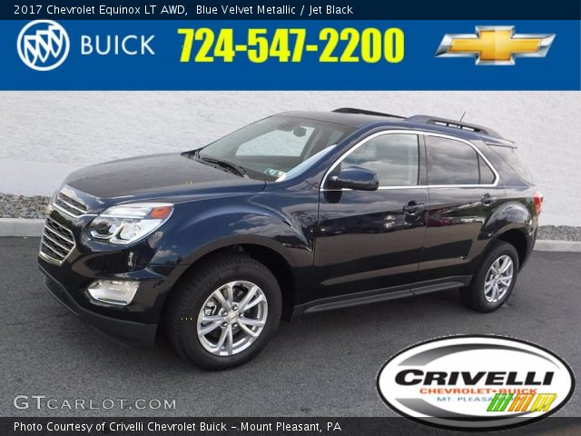 2017 Chevrolet Equinox LT AWD in Blue Velvet Metallic