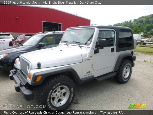 2005 Jeep Wrangler Sport 4x4 in Bright Silver Metallic
