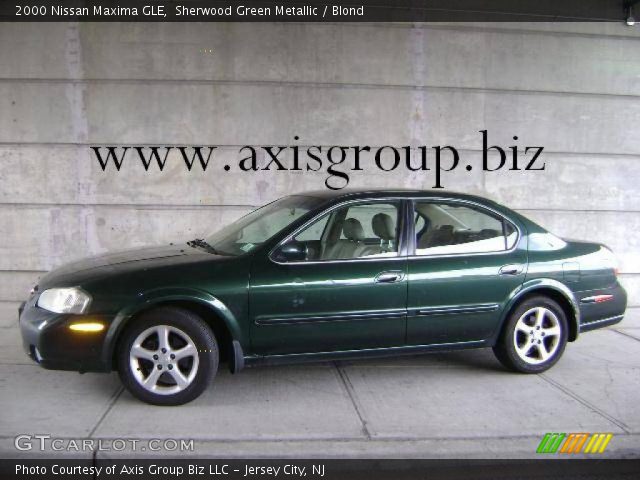 2000 Nissan Maxima GLE in Sherwood Green Metallic