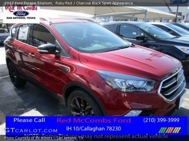 2017 Ford Escape Titanium in Ruby Red
