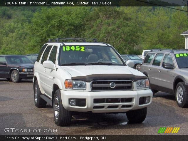 2004 Nissan Pathfinder LE Platinum 4x4 in Glacier Pearl