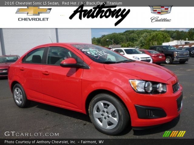 2016 Chevrolet Sonic LS Sedan in Red Hot