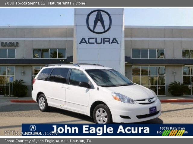 2008 Toyota Sienna LE in Natural White