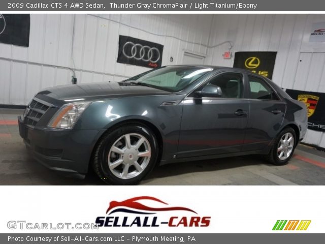 2009 Cadillac CTS 4 AWD Sedan in Thunder Gray ChromaFlair