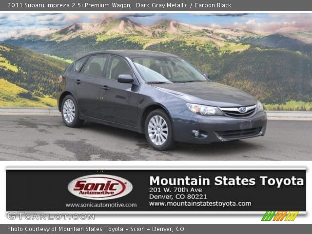 2011 Subaru Impreza 2.5i Premium Wagon in Dark Gray Metallic