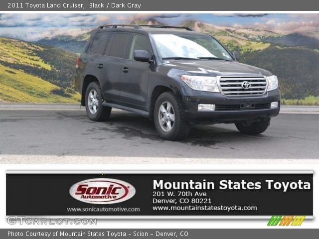 2011 Toyota Land Cruiser  in Black