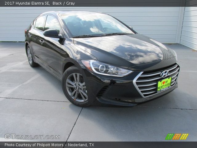 2017 Hyundai Elantra SE in Black