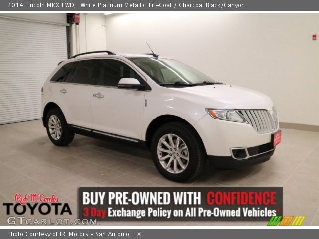 2014 Lincoln MKX FWD in White Platinum Metallic Tri-Coat