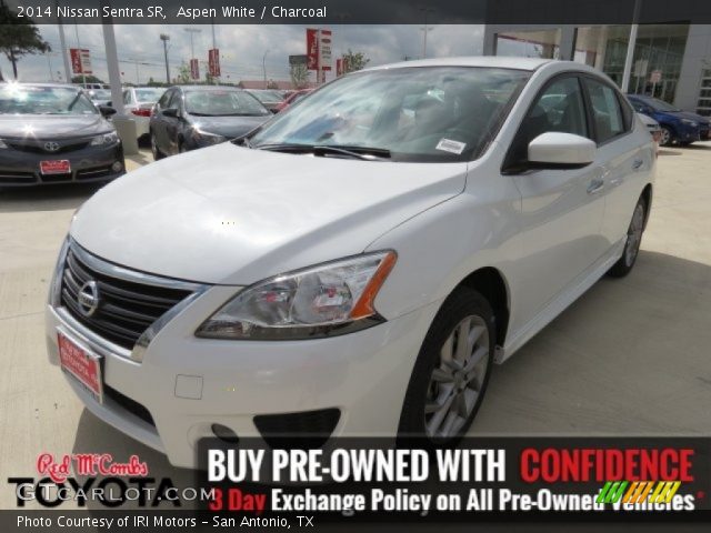 2014 Nissan Sentra SR in Aspen White