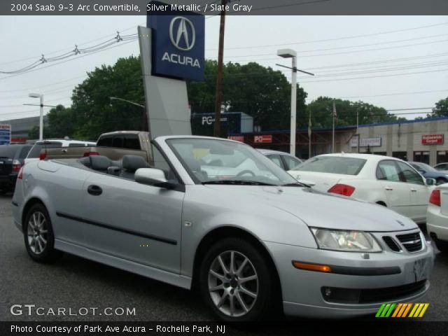 2004 Saab 9-3 Arc Convertible in Silver Metallic