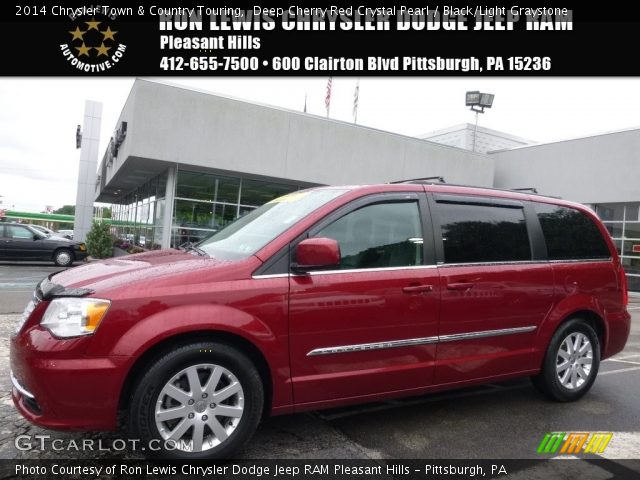 2014 Chrysler Town & Country Touring in Deep Cherry Red Crystal Pearl