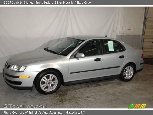 2005 Saab 9-3 Linear Sport Sedan in Silver Metallic