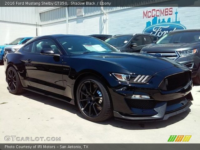 2016 Ford Mustang Shelby GT350 in Shadow Black