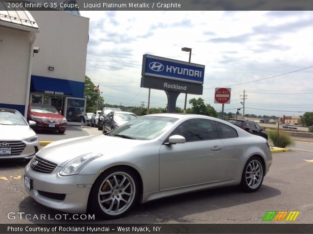 2006 Infiniti G 35 Coupe in Liquid Platinum Metallic