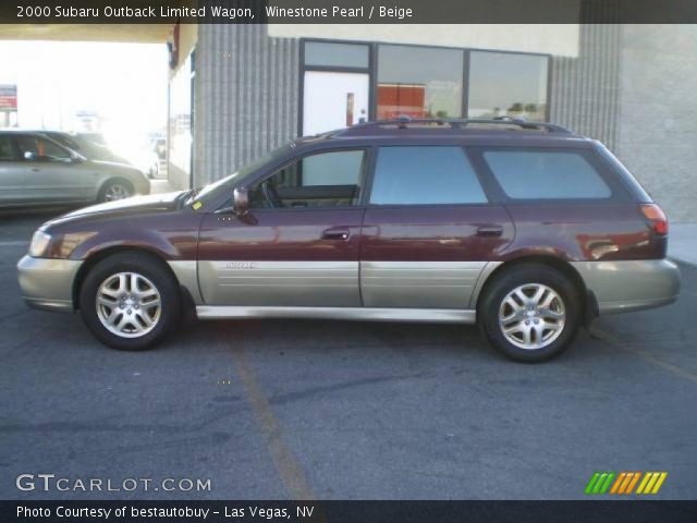 2000 Subaru Outback Limited Wagon in Winestone Pearl