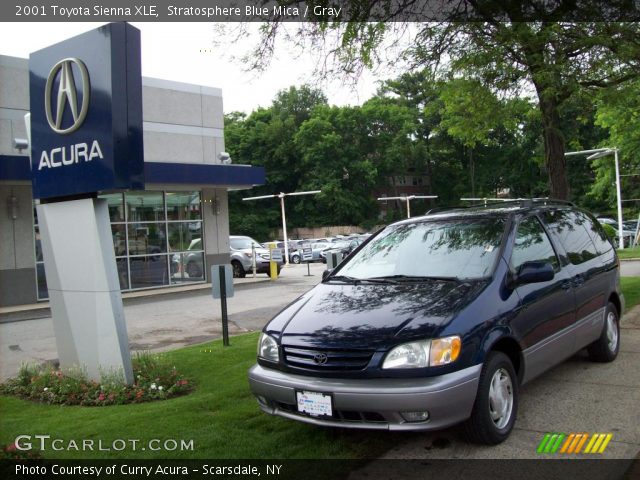 2001 Toyota Sienna XLE in Stratosphere Blue Mica
