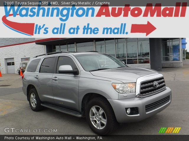 2008 Toyota Sequoia SR5 4WD in Silver Sky Metallic