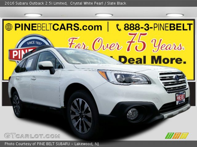 2016 Subaru Outback 2.5i Limited in Crystal White Pearl