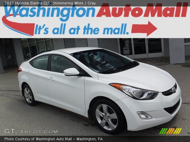 2013 Hyundai Elantra GLS in Shimmering White