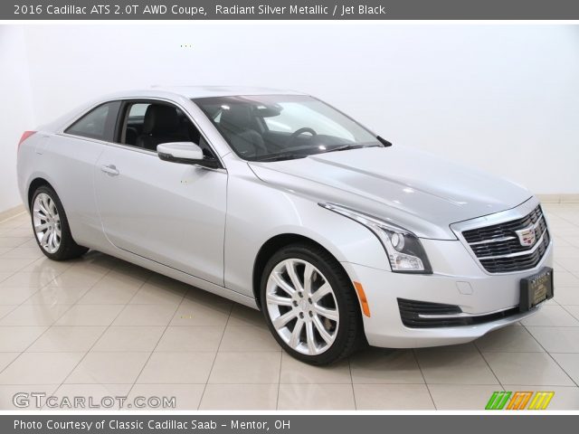 2016 Cadillac ATS 2.0T AWD Coupe in Radiant Silver Metallic