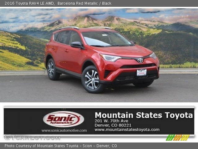 2016 Toyota RAV4 LE AWD in Barcelona Red Metallic