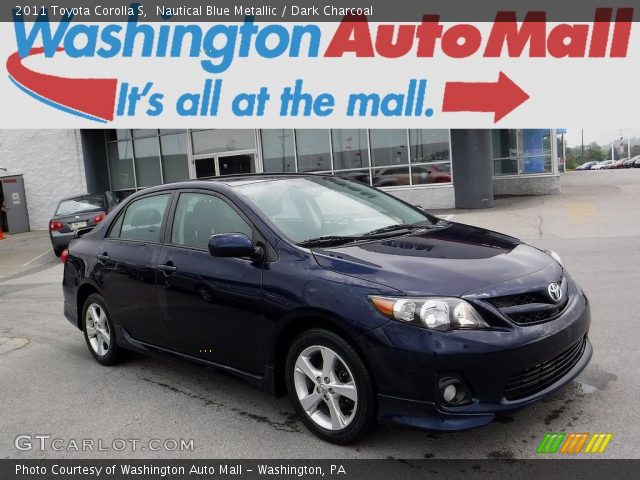 2011 Toyota Corolla S in Nautical Blue Metallic