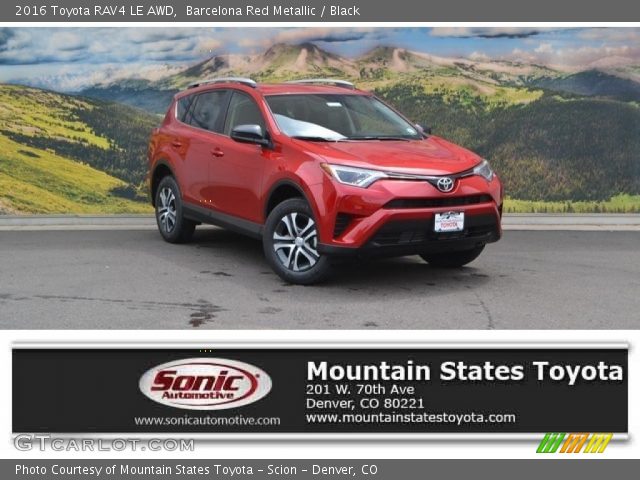 2016 Toyota RAV4 LE AWD in Barcelona Red Metallic