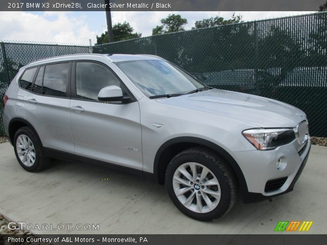 2017 BMW X3 xDrive28i in Glacier Silver Metallic