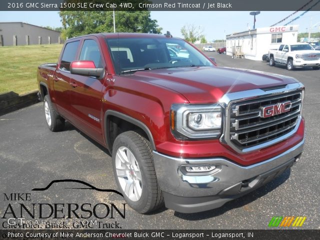 2016 GMC Sierra 1500 SLE Crew Cab 4WD in Crimson Red Tintcoat