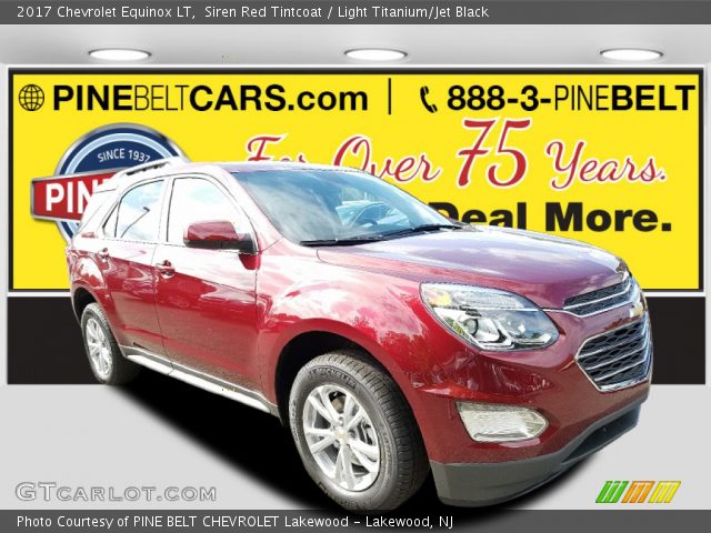 2017 Chevrolet Equinox LT in Siren Red Tintcoat