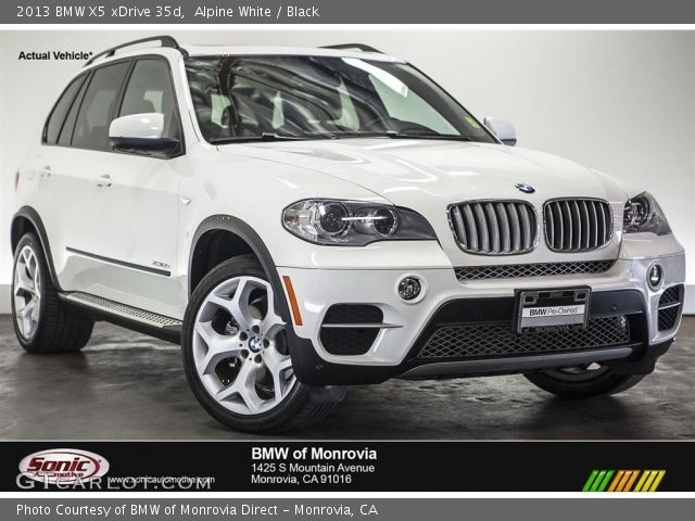 2013 BMW X5 xDrive 35d in Alpine White