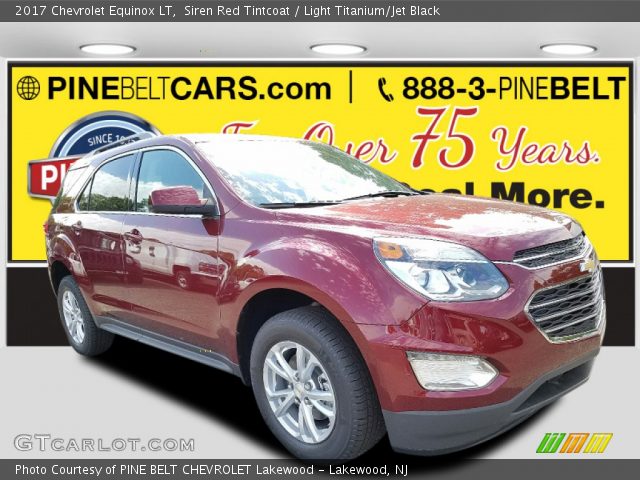 2017 Chevrolet Equinox LT in Siren Red Tintcoat