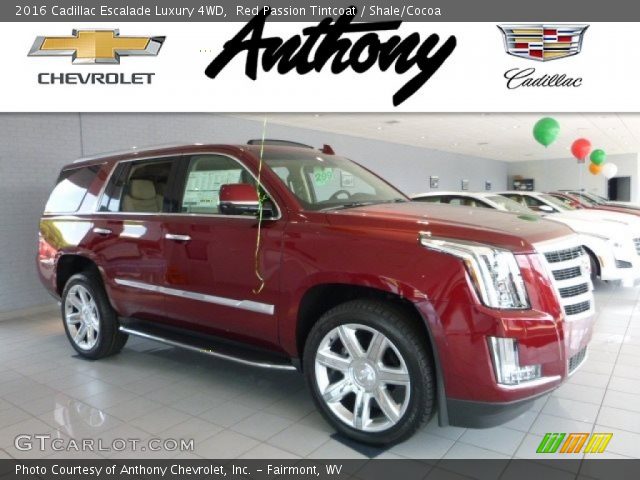 2016 Cadillac Escalade Luxury 4WD in Red Passion Tintcoat