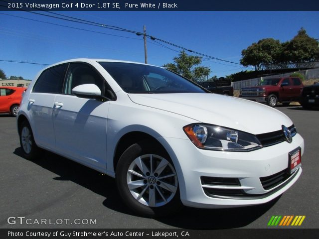 2015 Volkswagen Golf 4 Door 1.8T SE in Pure White