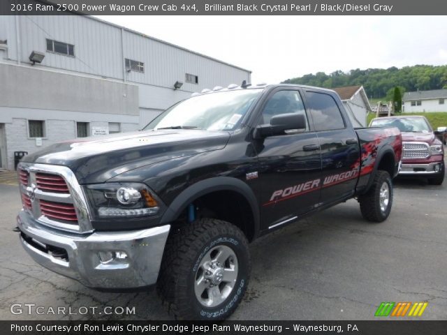 2016 Ram 2500 Power Wagon Crew Cab 4x4 in Brilliant Black Crystal Pearl