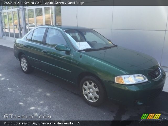 2002 Nissan Sentra GXE in Mystic Green