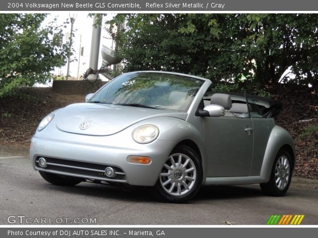 2004 Volkswagen New Beetle GLS Convertible in Reflex Silver Metallic