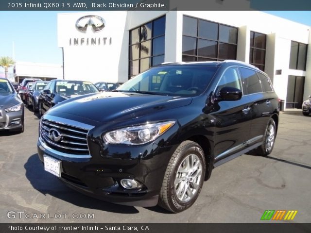 2015 Infiniti QX60 3.5 AWD in Black Obsidian